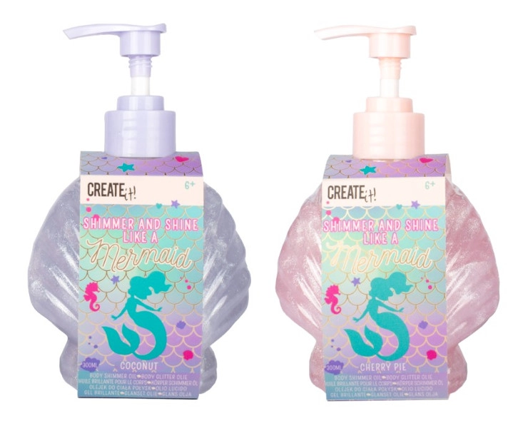 Create It! třpytivý tělový gel Mermaid
