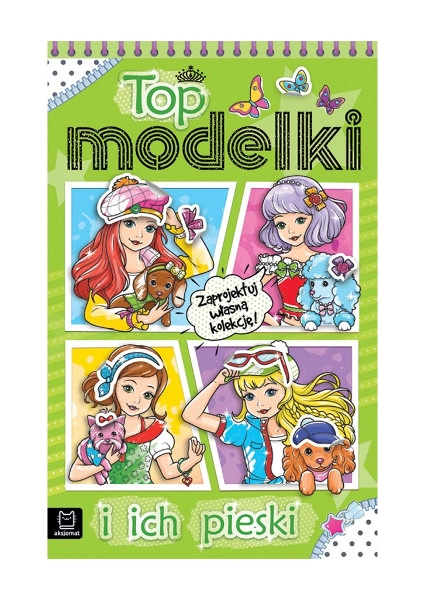 Levně Top modelky a jejich pejskové – kreativní sešit s nálepkami