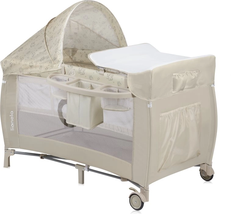 Cestovní postýlka LIONELO Sven Plus Beige Latte