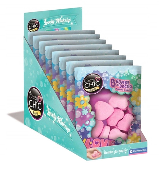 Crazy Chic srdíčkové koule do koupele