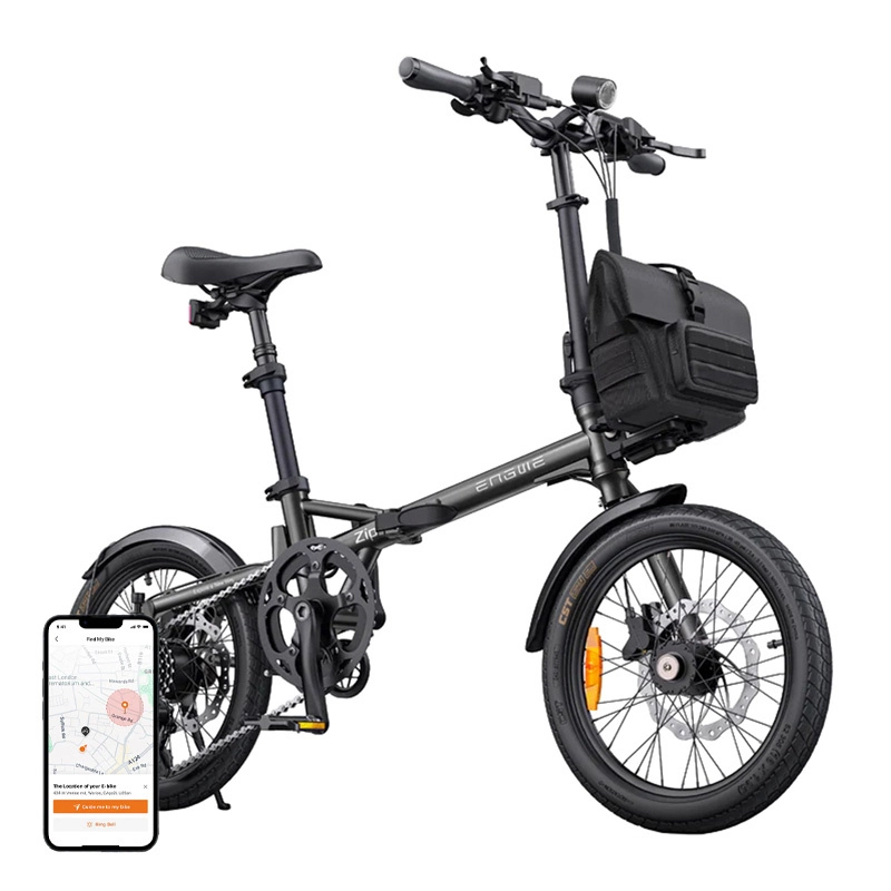 Skládací elektrokolo ENGWE Zip 250 W 16" šedé