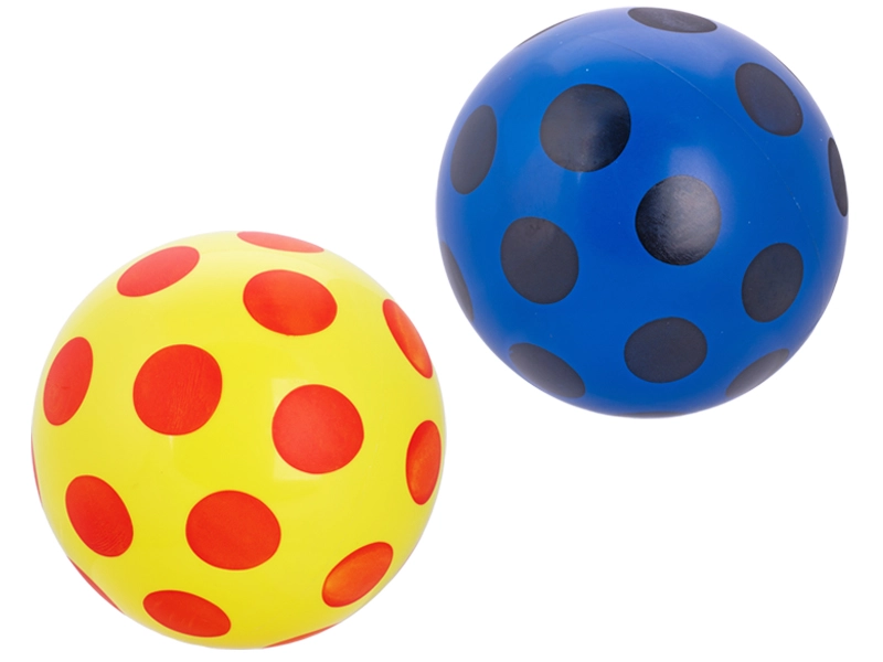 Gumový míč s puntíky 23 cm pro děti