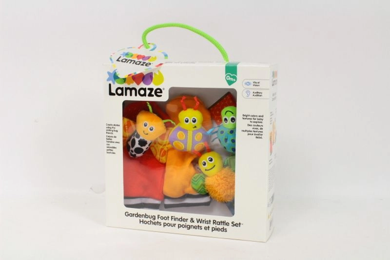 TOMY Lamaze chrastítka na ruce a nožky (sada ponožek a náramku)