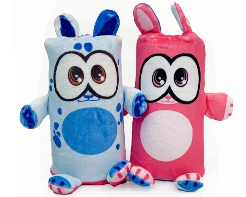 Maskot Dublusie - oboustranný pes/kočka