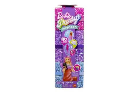 Mattel Barbie Party Reveal Barbie Glam party - červená