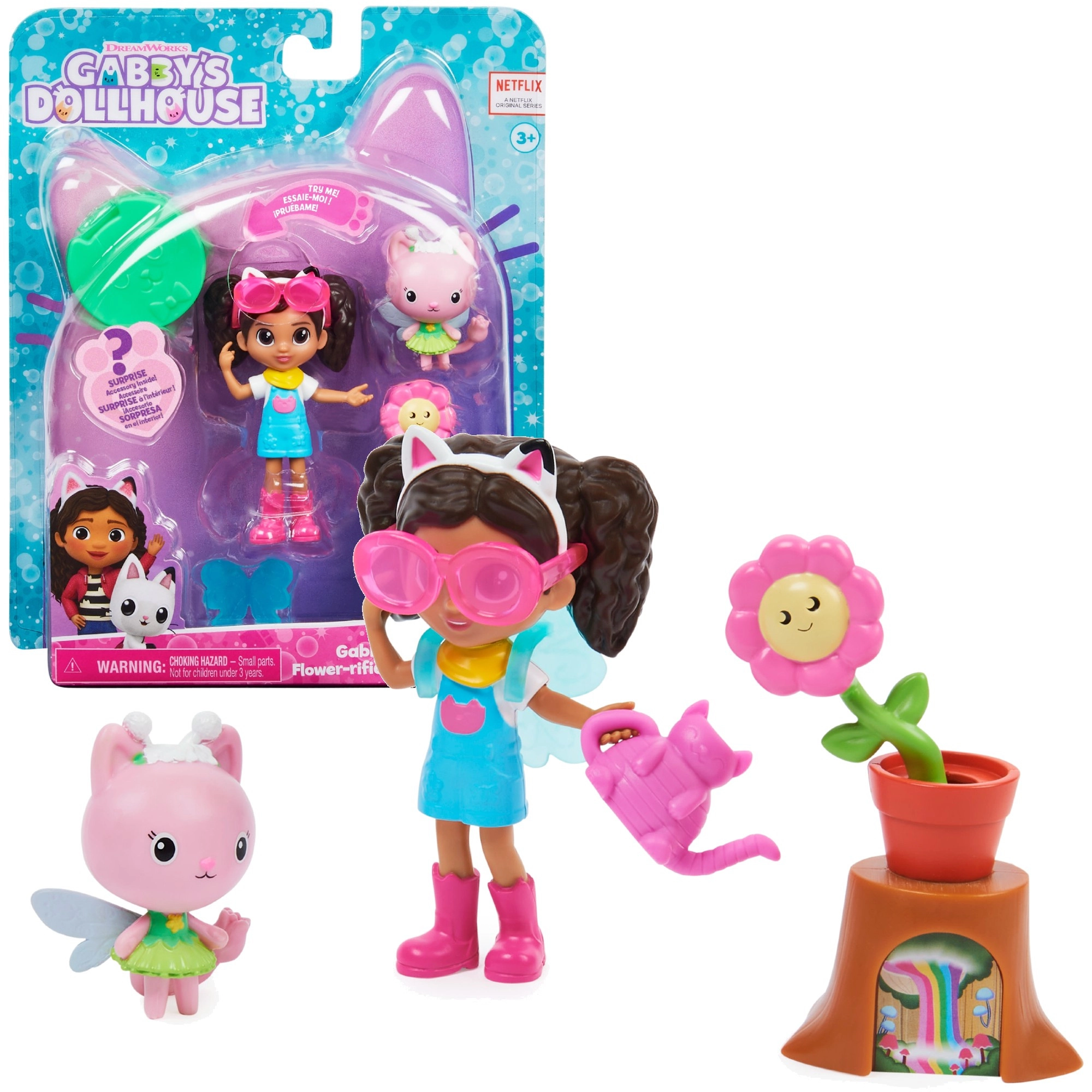 Malý set GABBY'S DOLLHOUSE – Gabi Vílokočka zahrádka s doplňky