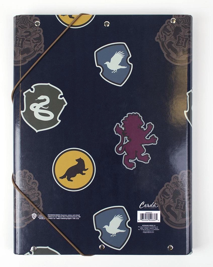 Desky na sešity A4 Harry Potter s gumičkou Cerda
