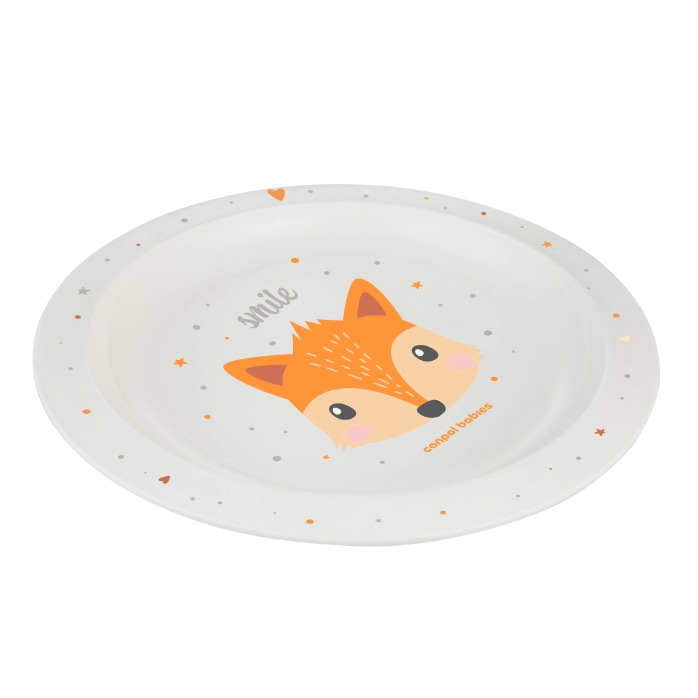 Canpol babies plastový talíř Cute Animals – liška