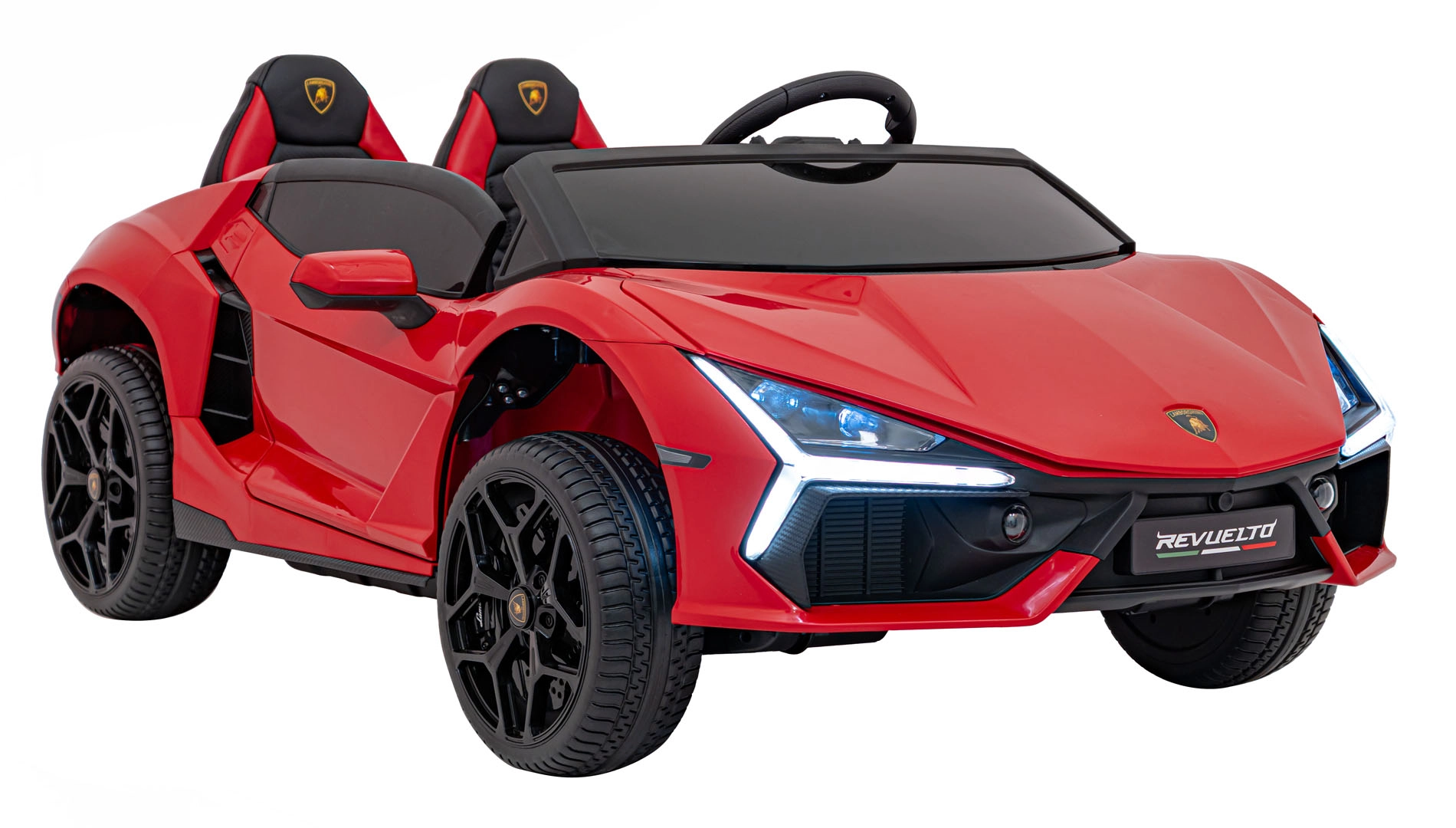 Elektrické auto Lamborghini Revuelto XL červené