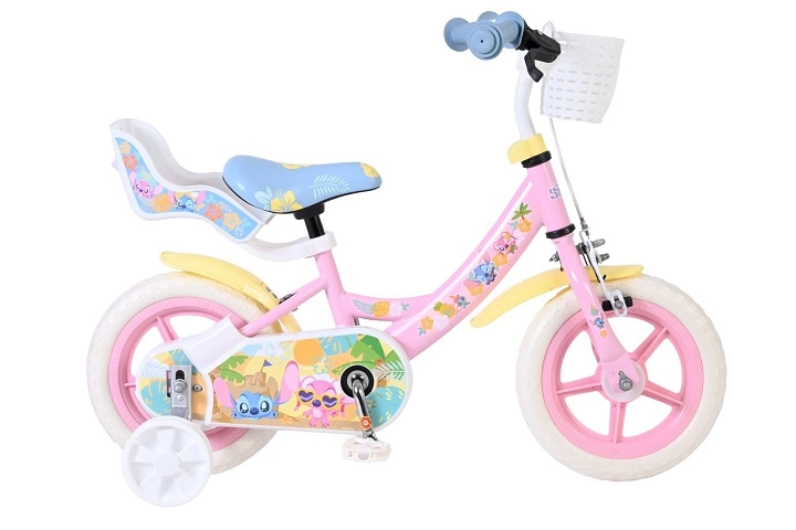 Dětské kolo Disney Stitch 12″ růžové