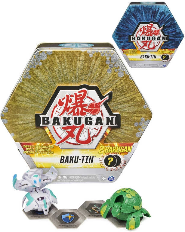 Spin Master bakugan plechový box s exkluzivním bakuganem a doplňky
