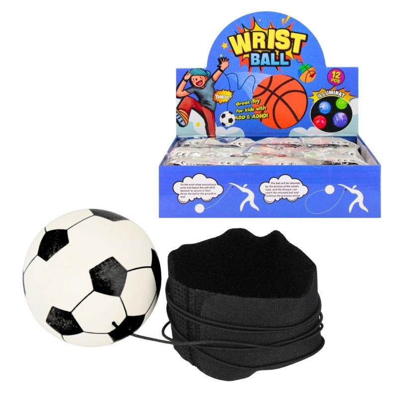 Futbalový míček s gumou na ruku