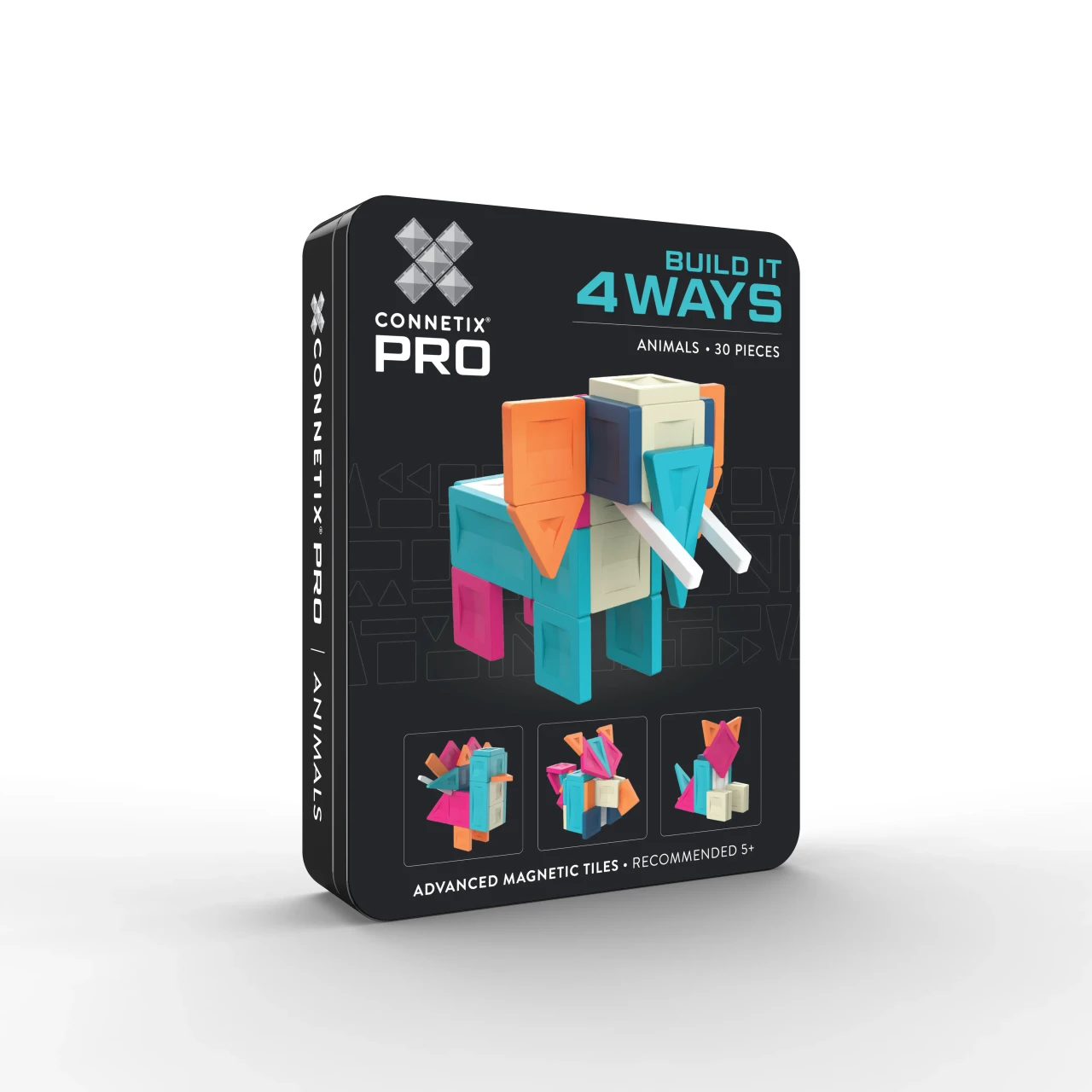 CONNETIX PRO stavebnice zvířat Build It 4 Ways Animals Pack - 30 dílků