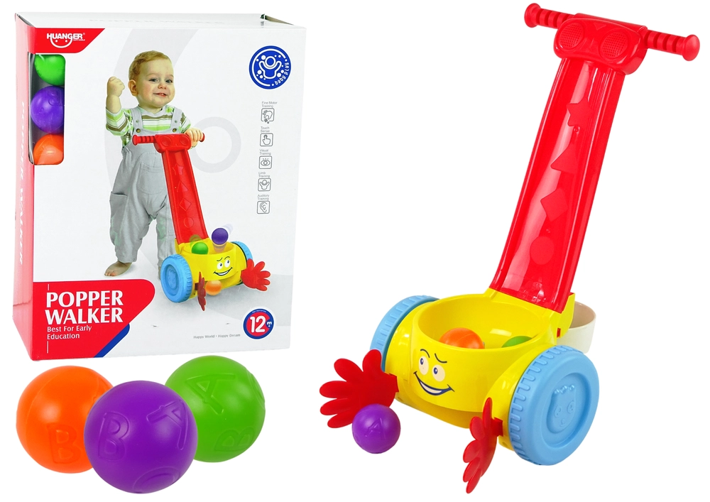 Pchací sběrač míčků pro děti