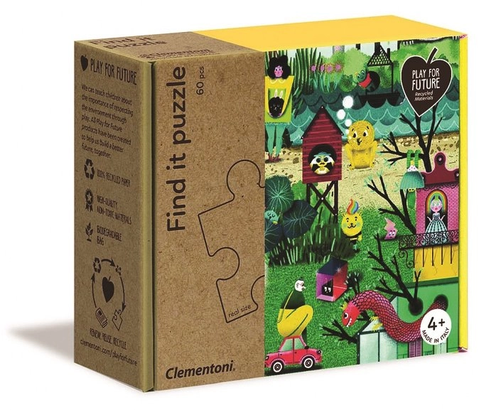 Clementoni Play for Future puzzle s hledáním obrázků – podzim, 60 dílků