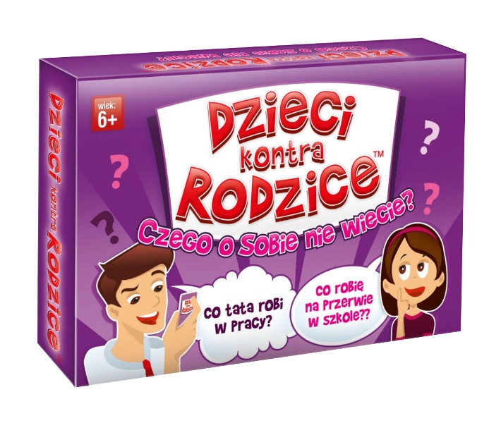 Levně Dzieci kontra rodzice: Czego o sobie nie wiecie? – rodinná společenská hra