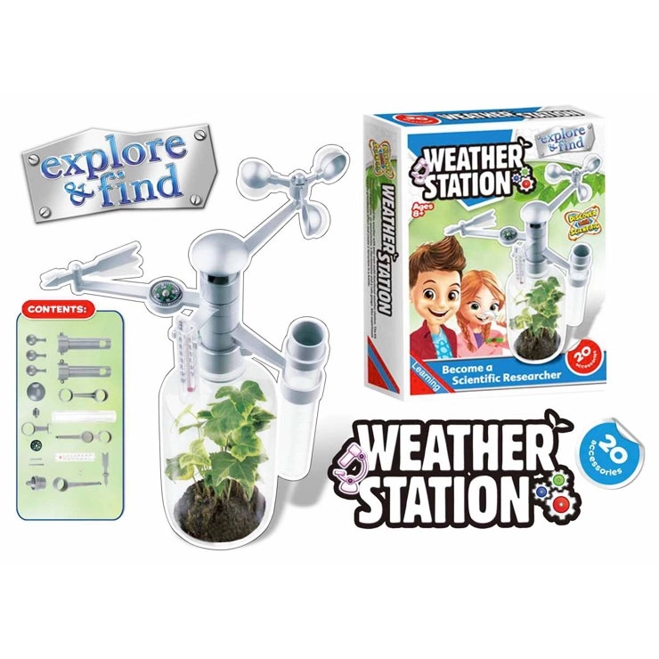 pokusy meteorologická stanice pro děti