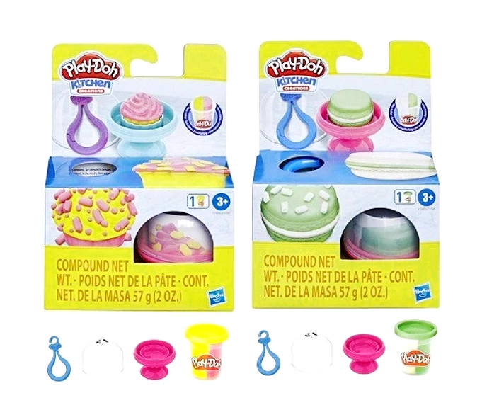 Play-Doh cupcakes a makronky – kreativní sada na pečení z modelíny
