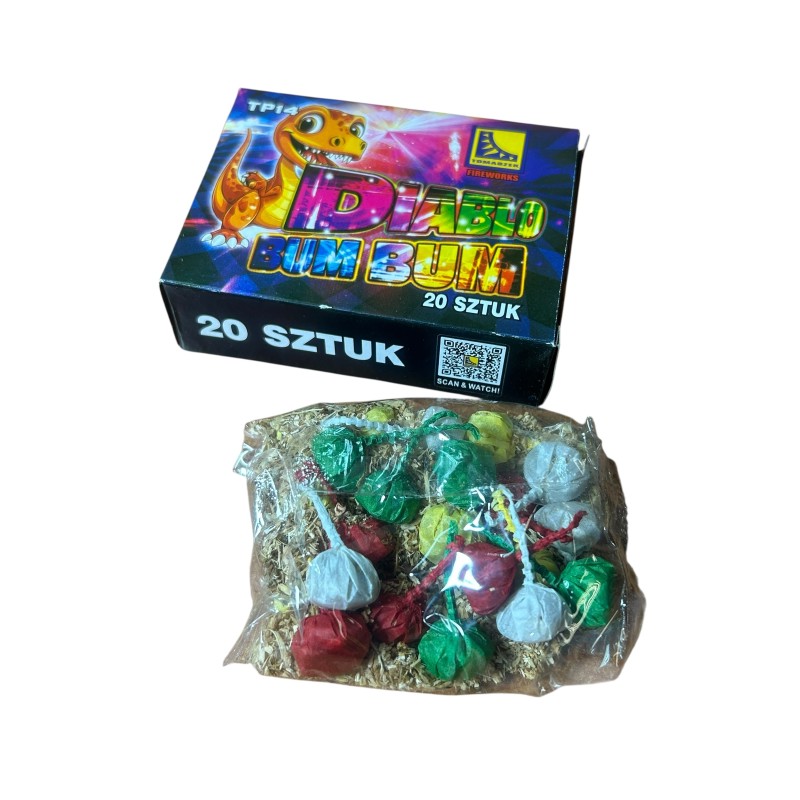 Mega práskací kuličky - 20 kuliček