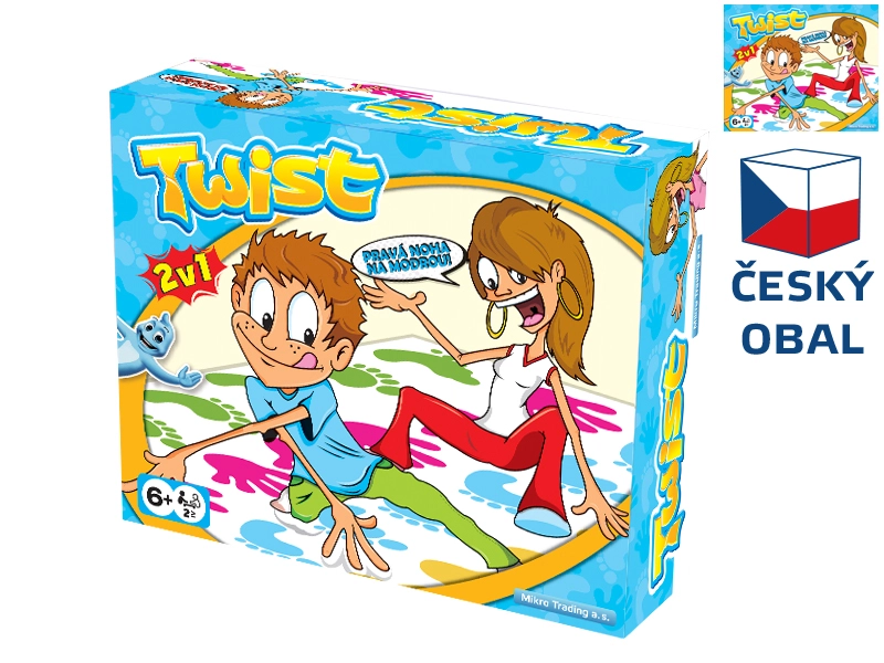 Společenská hra Twister pro děti od 6 let
