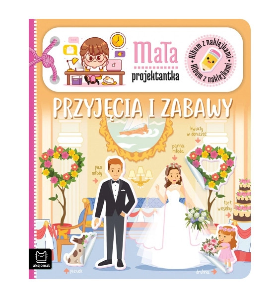 Malá návrhářka: Párty a zábava – samolepková knížka