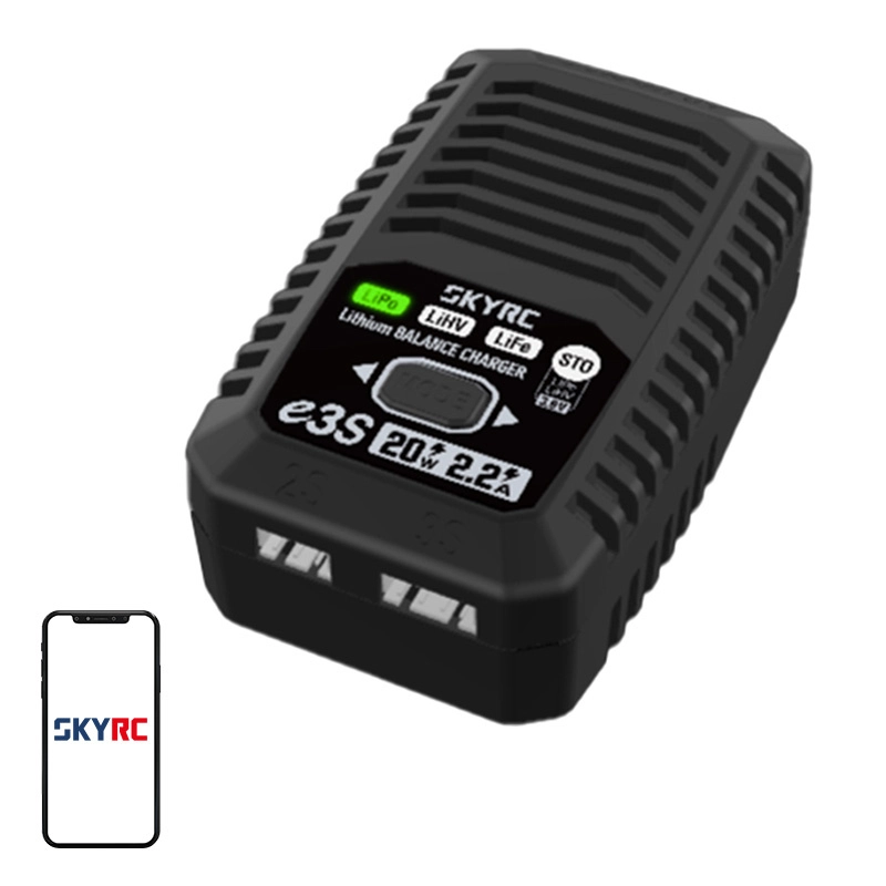 Síťová nabíječka pro LiPo/LiHV/LiFe 2S/3S SKYRC e3S