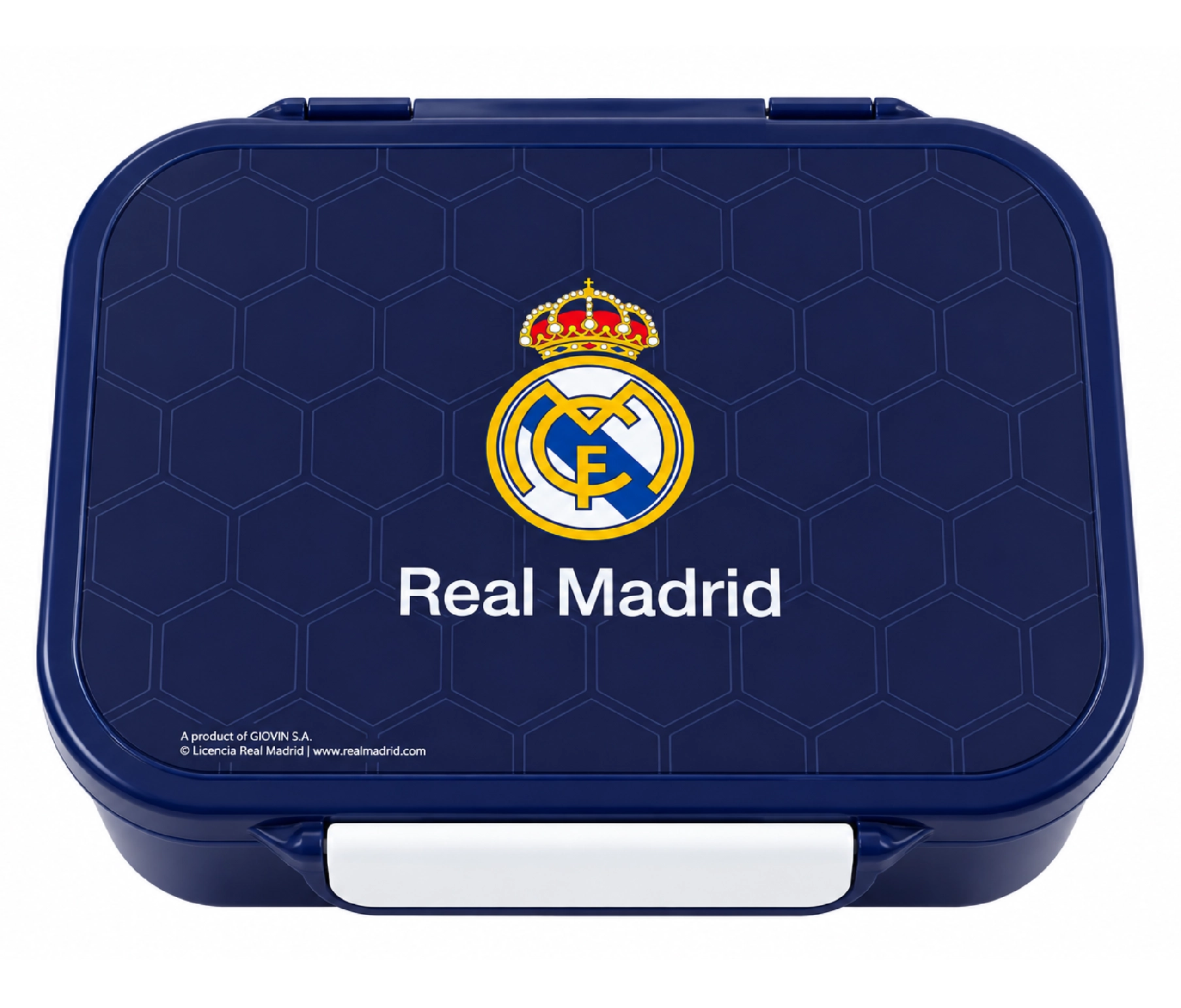 Tříkomorový svačinový box Real Madrid tmavě modrý