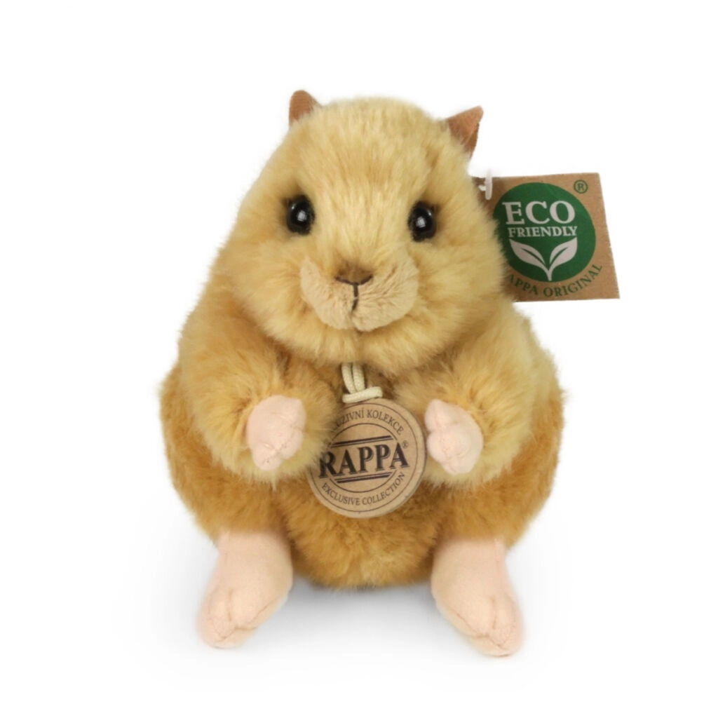 Rappa Plyšový křeček, 16 cm ECO-FRIENDLY