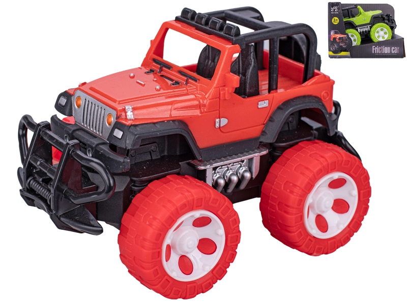 Terénní auto na setrvačník 13 cm