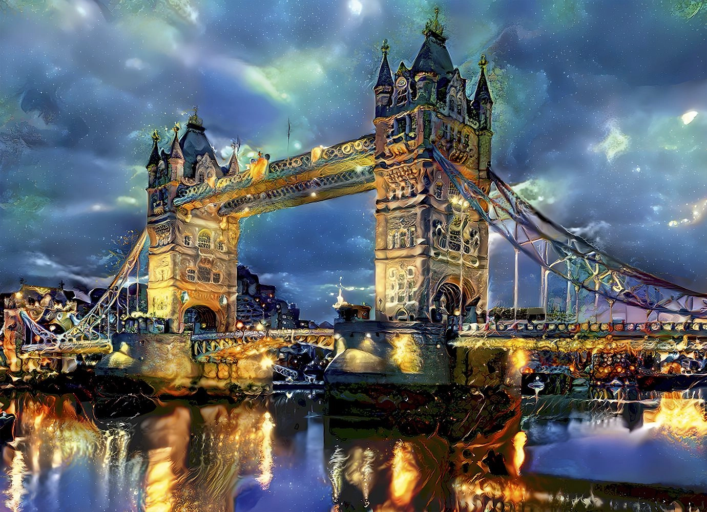 Levně Puzzle Tower Bridge Londýn 1000 dílků