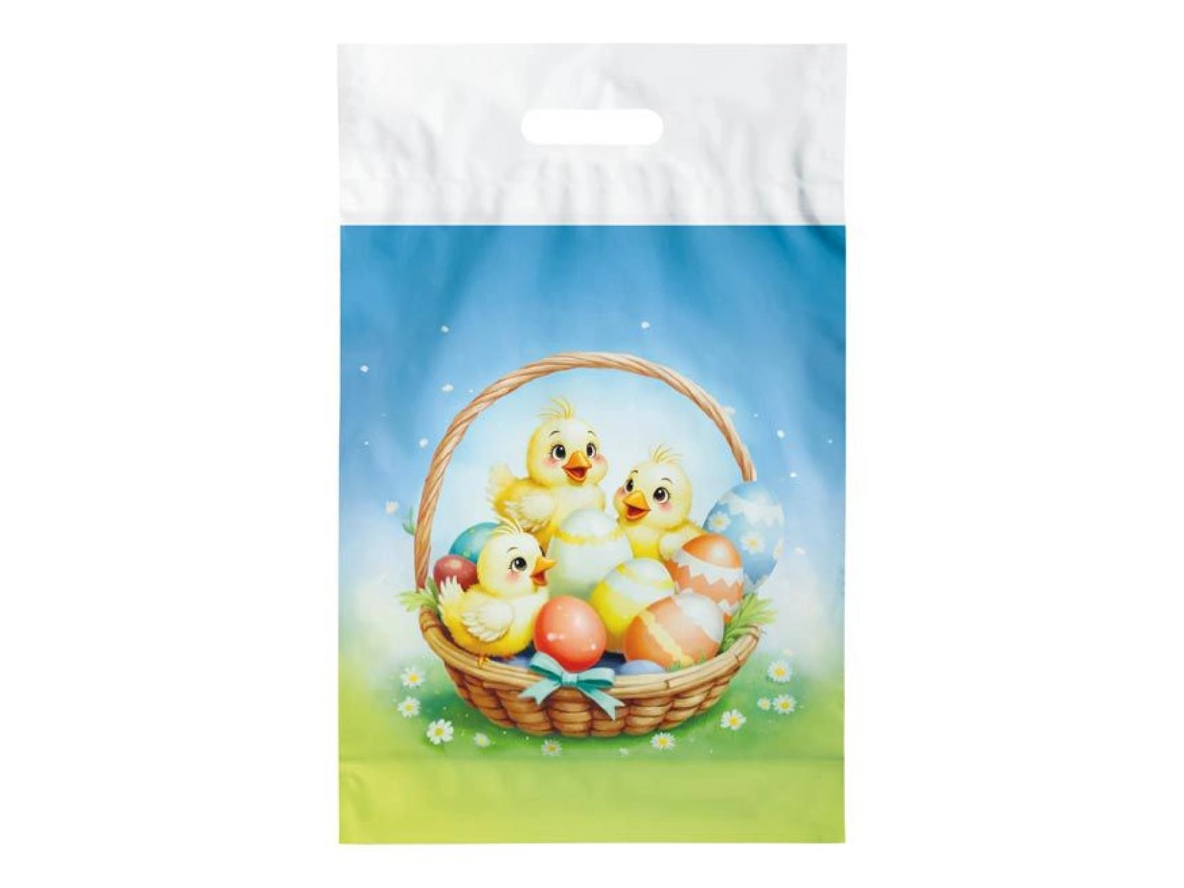 Velikonoční igelitová taška L 30 × 46 cm