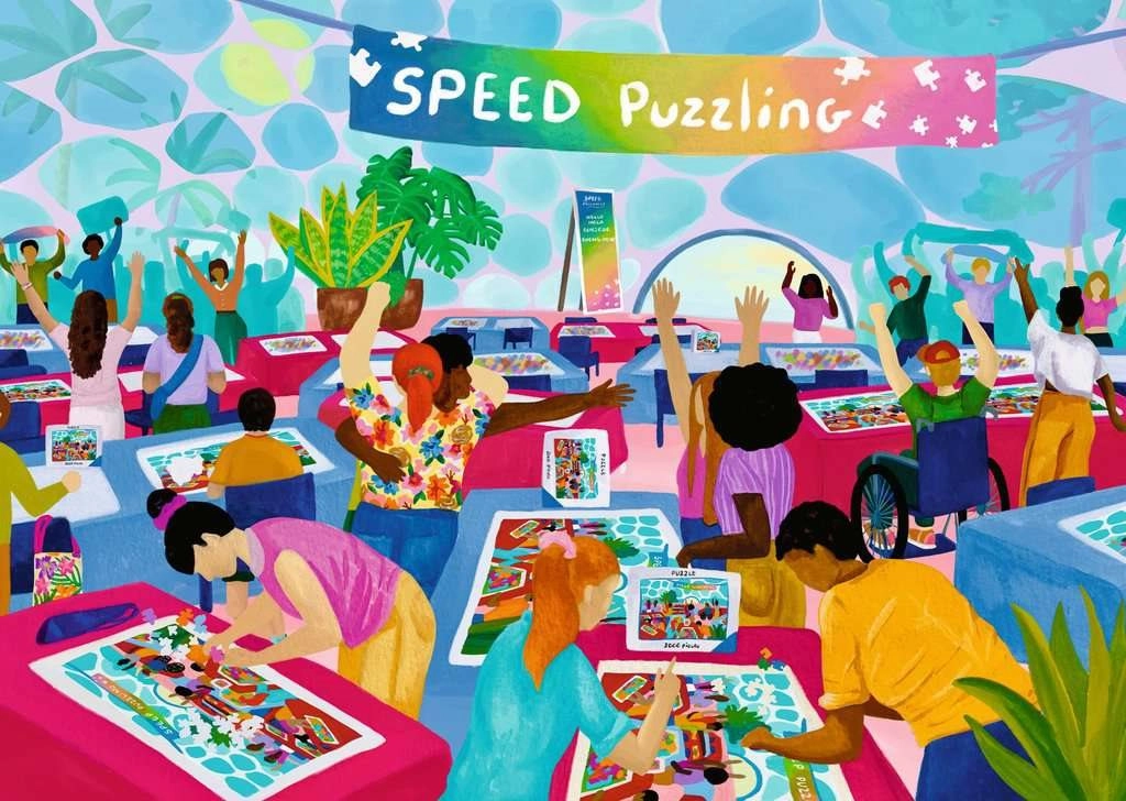 Ravensburger Puzzle rychlostní skládání 1000 dílků