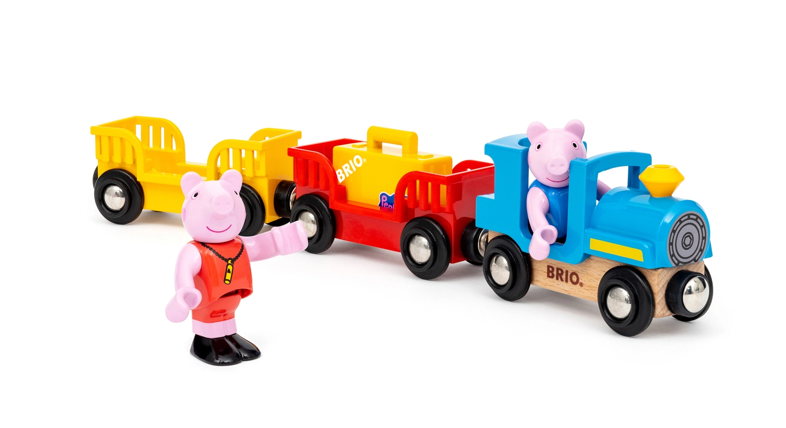 Vláčkodráha vláček - Prasátko Peppa Pig (Brio)