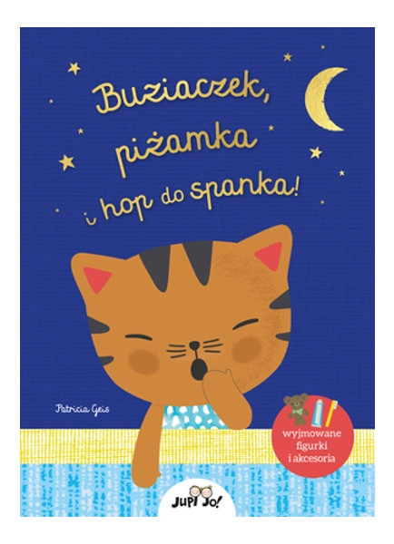 Levně Buziaczek, pyžamko a hop do spánku – interaktivní kartonová knížka s vyjímatelnými postavičkami Dudusů