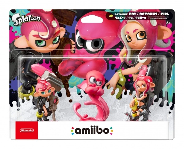Amiibo Splatoon Octoling 3-Pack