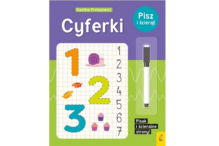 Cyferki – piš a setři (stíratelné procvičování číslic)