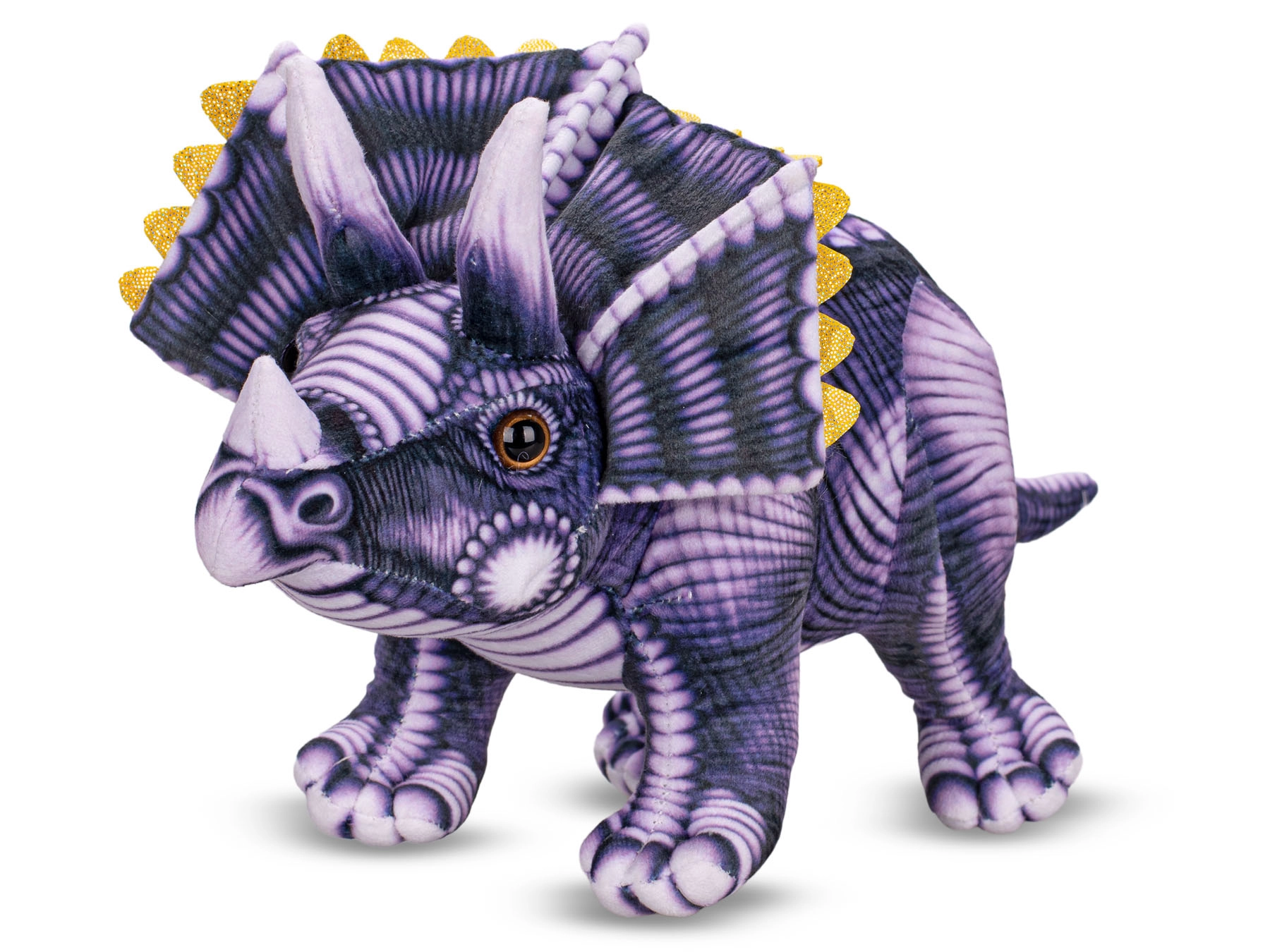 Plyšový dinosaurus Triceratops 35 cm – stojící