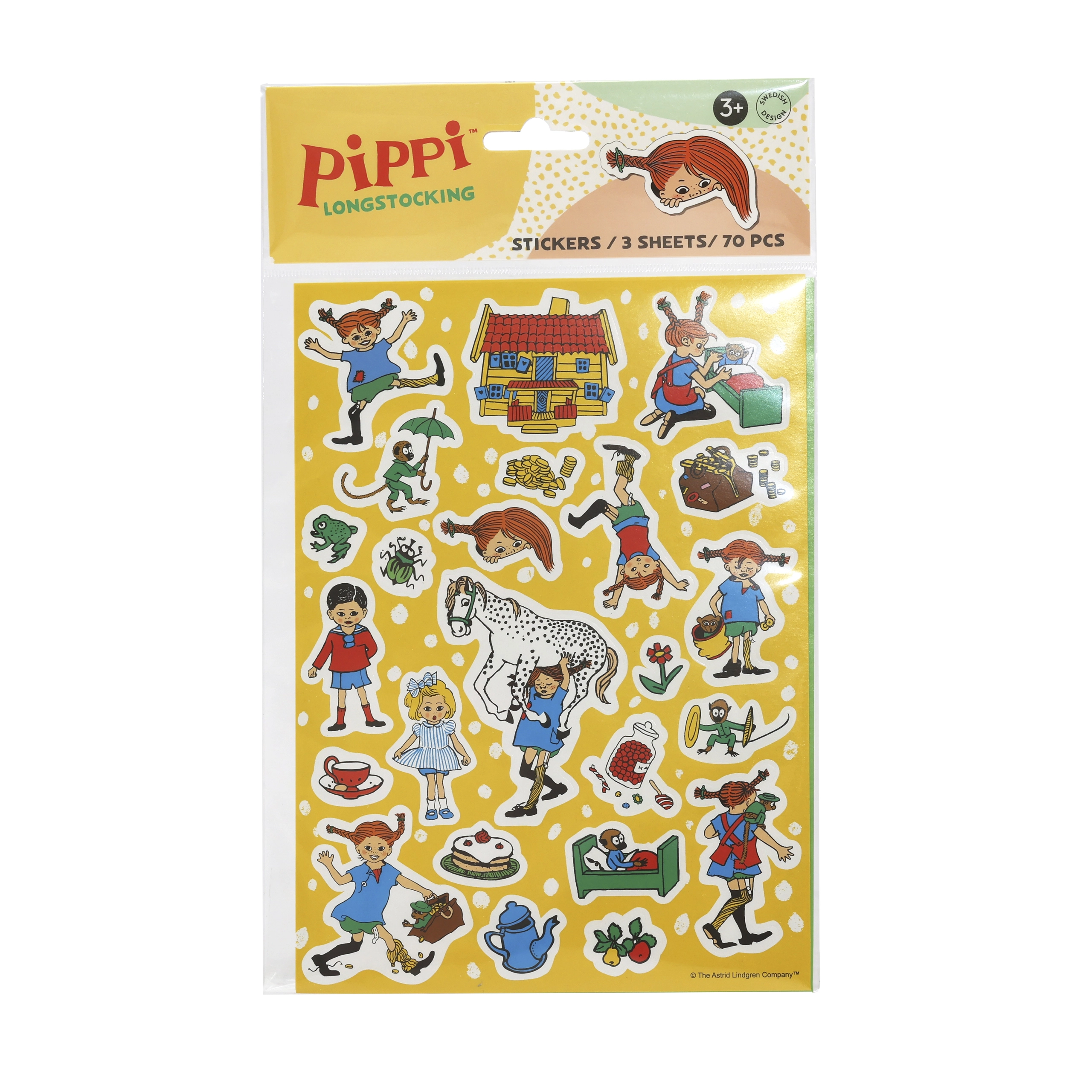 Sada samolepek Pippi Dlouhá punčocha