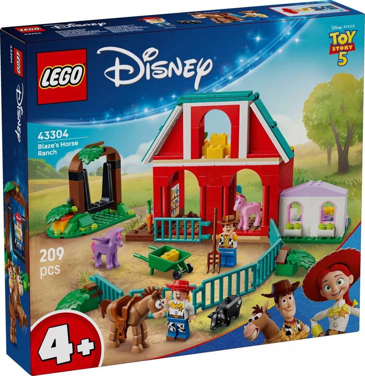 Levně LEGO® Disney 43304 Blazeova koňská farma