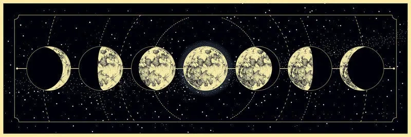 Panoramatické puzzle Galaxy Fáze měsíce 1000 dílků