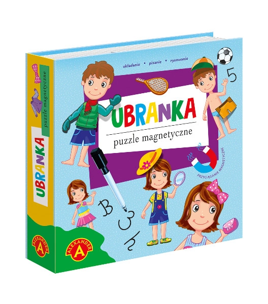 Magnetické puzzle – oblékačky pro děti