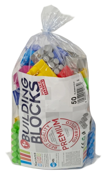 Prémiové stavební kostky 50 ks