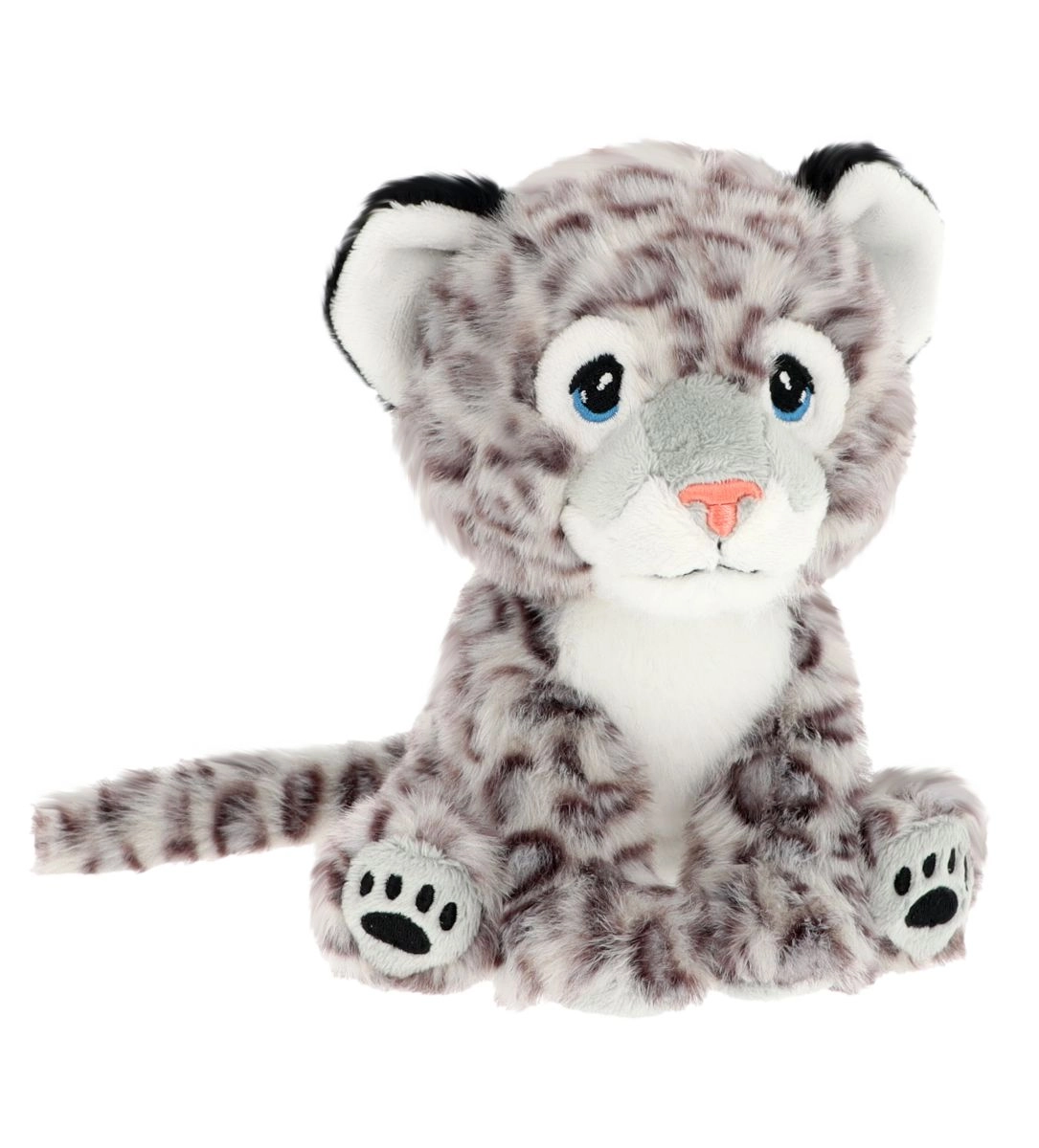 Keel Toys Keeleco sněžný levhart – ekoplyšák 14 cm