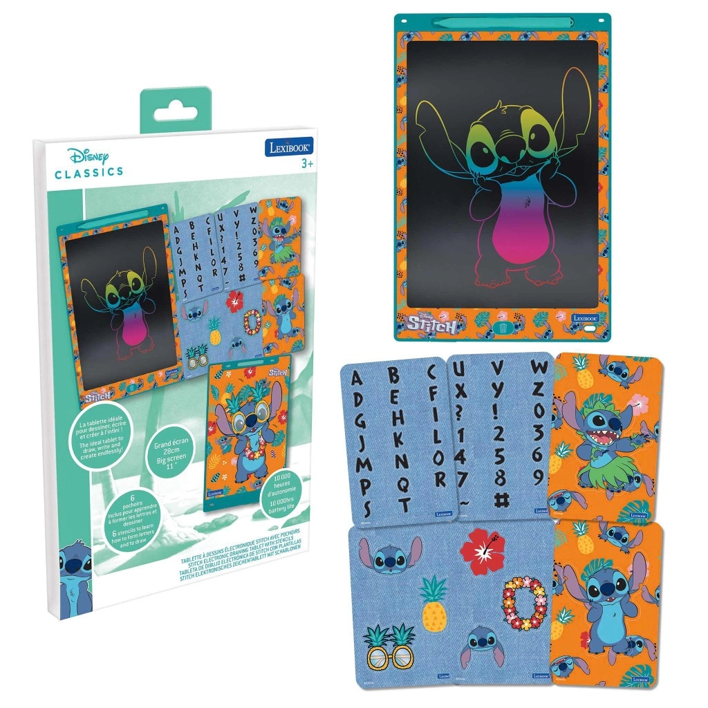 Lexibook Kreslicí tablet s E-inkem Disney Stitch