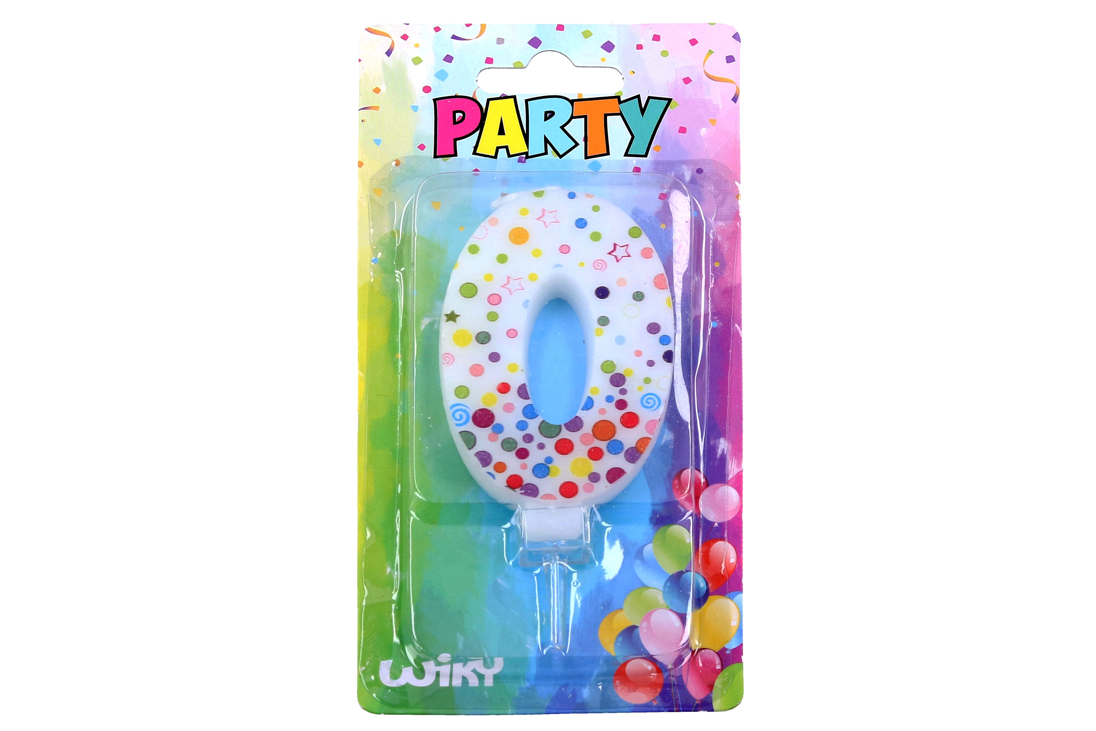 Levně Wiky Párty svíčka číslo 0