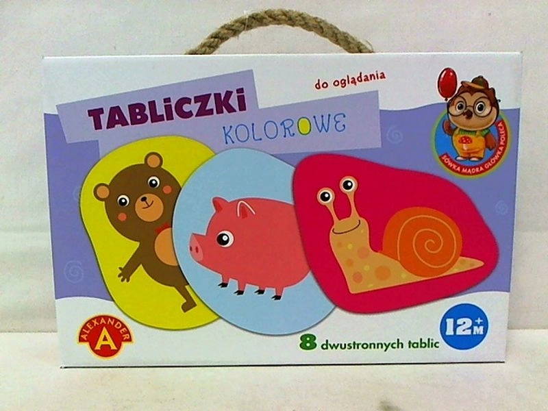 Sówka Mądra Główka barevné obrázkové kartičky – zvířátka