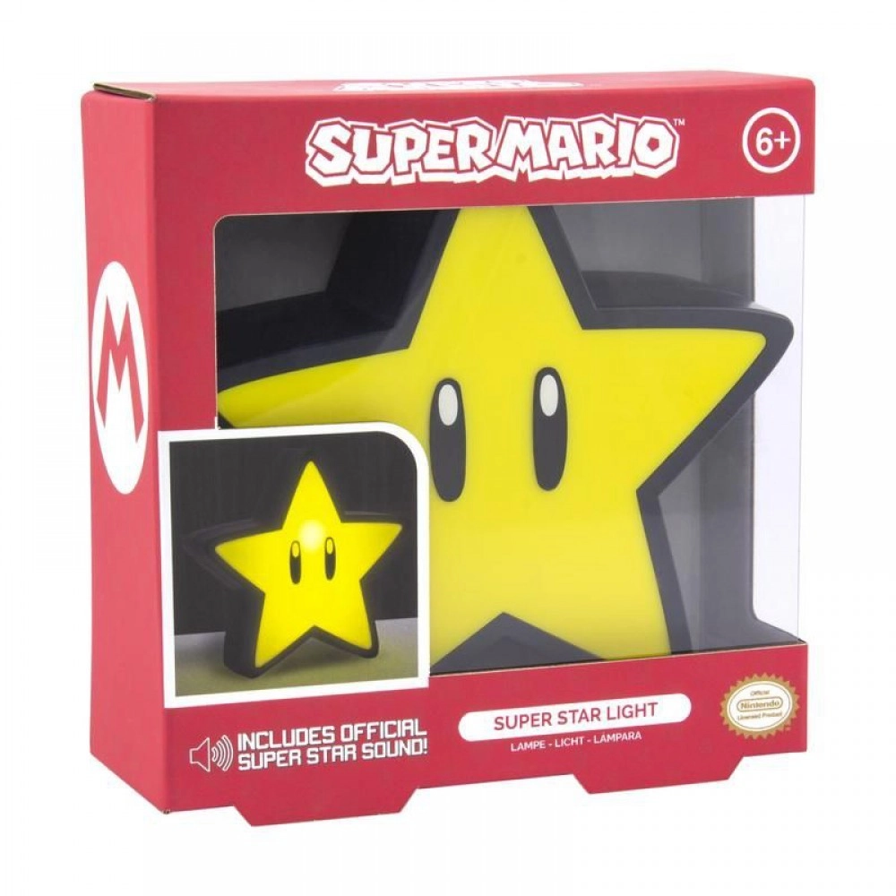 Světlo se zvukem Super Mario Star