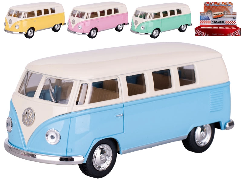 Kovový model Kinsmart Volkswagen Classic Bus 1962 1:32, 13 cm