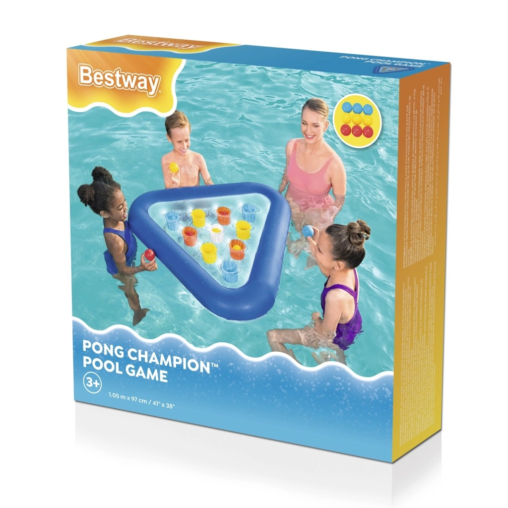 Levně BESTWAY Letní hračky BESTWAY 52560 PONG CHAMPION POOL GAME 52560 Mix
