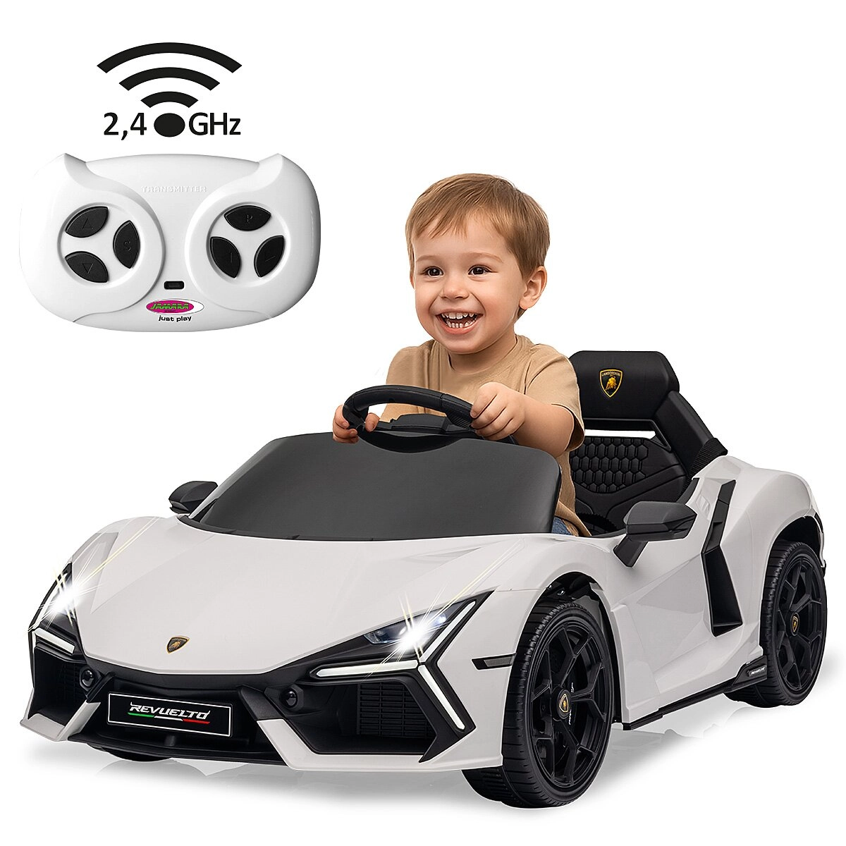 Dětské elektrické vozítko JAMARA Lamborghini Revuelto bílé